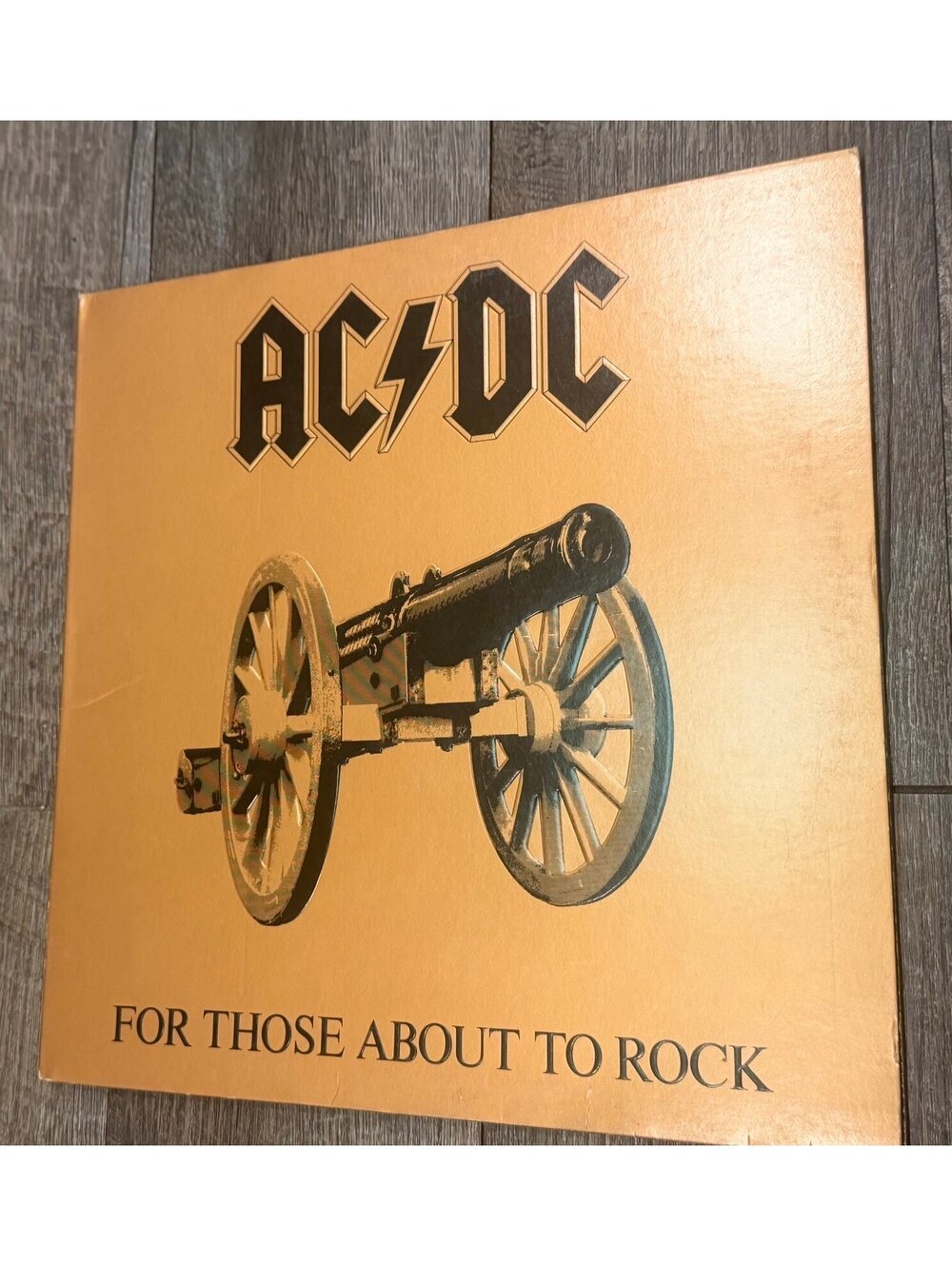 Vintage AC/DC For Those About to Rock LP 1981 Atlantic SD11111 Vinyl Record